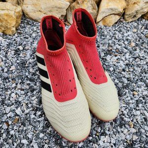 Adidas Predator CP8873 Firm Ground Soccer Cleats Youth Red Size 4.5